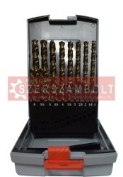 HSS-GS fémfúró készlet 19 részes D 1,0-10,0*0,5mm MULTI SPEED