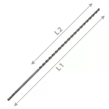   HSS-GS extra hosszú hengeres szárú fémfúró/,3. hosszméret 10x430/295mm Abraboro