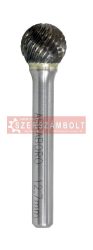 Keményfém turbómaró HM, DOUBLE d 16.0X59/14mm, d, gömb/ball Abraboro