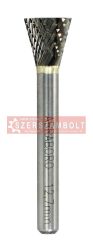 Keményfém turbómaró HM, double D 12.7mm, N, fordított kúp Abraboro