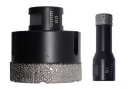 Csempe és kerámiafúró gyémántbevonattal, M 14 befogással D20mm, Abraboro