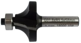 Lekerekítőmaró HM/25.4x 44/13mm Abraboro