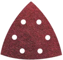   Tépőzáras csiszolópapír Delta, 6 lyuk 94x94mm K120 Abraboro