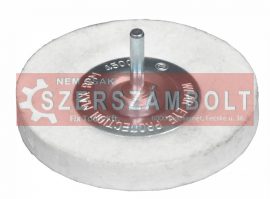 Filc polírozókorong csapos 100x12mm  sh 6mm Abraboro