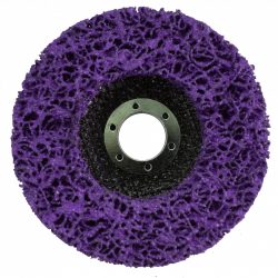 Csiszolókorong, négertárcsa  115x22mm purple cleaner, Abraboro 