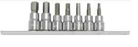 HANS 3/8" Imbusz bit-dugókulcsfej készlet 7részes SW4-SW12