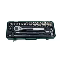 Dugókulcs készlet 1/2" 17 részes 10-32mm HANS 4618M