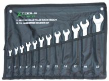   Csillag-villás kulcskészlet ellipszis keresztmetszetű 12r. CrV Z-Tools