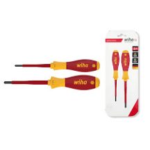   WIHA SoftFinish electric Xeno VDE csavarhúzó készlet 2r. SL/PZ1x80+PZ2x100 SB328S2