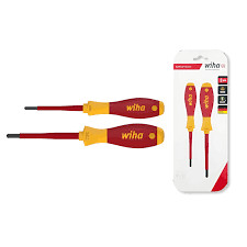 WIHA SoftFinish electric Xeno VDE csavarhúzó készlet 2r. SL/PZ1x80+PZ2x100 SB328S2