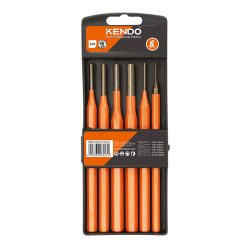 Csapszegkiütő készlet 6részes d2,0,8-8,0mm Kendo