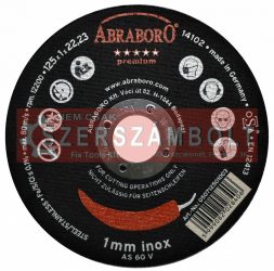 Abraboro fémvágó inox chili premium 115x1x22,23mm inox AS60V