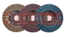 Csiszolótányér, vlies 125x22mm finom kék Abraboro