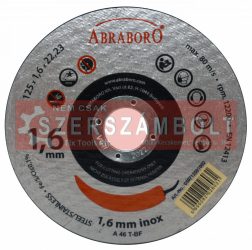 ABRABORO Chili fémvágó korong 300x3.5x32mm