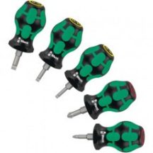 Wera csavarhúzó készlet 5részes Stubby Set