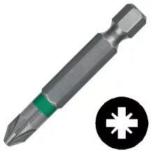 POWER POZIDRIVE Bit PZ3x50mm 2db/cs Abraboro