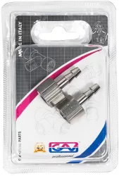 GAV tömlővéges csatlakozó, belső menetes d8mm-1/4˝ 1227/2 bliszter (2db)