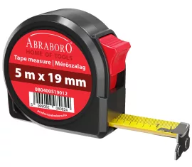Mágneses mérőszalag 5mx19mm Abraboro