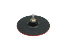   Tépőzáras gumitányér 125mm M14 + 6mm csapos adapter Vorel