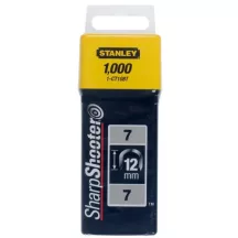 12mm-es 1/2" kábeltűző kapocs 1000db Stanley