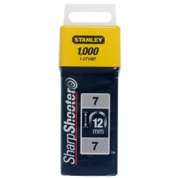 12mm-es 1/2" kábeltűző kapocs 1000db Stanley