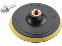   Gumitányér fúrógéphez, sarokcsiszolóhoz; 125mm, tépőzáras, max. ford.:12.500 1/min, 8 mm befogócsonk Extol Craft