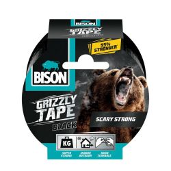 BISON Grizzly Szuper Erős Szőveterősített Ragasztószalag,fekete