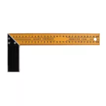 Lev derékszög 250x130mm, alumínium, Hobby, 14425