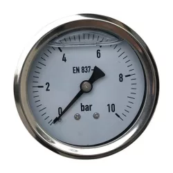 Mérőóra INOX V 160 bar glicerines csillapítás 63mm C1,6 (T-METER) Mérőóra INOX V 160 bar glicerines csillapítás 63mm C1,6 (T-METER)