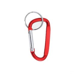 Kulcstartó Karabiner Piros