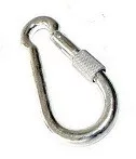 Tűzoltókarabiner 6x60mm csavaros import