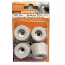 Ajtóütköző gumi 30x20mm csavarral fehér 4db-os Hyderon