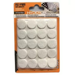 BÚTORCSÚSZTATÓ FILC ÖNTAPADÓ 17MM FEHÉR 20DB/CS HYDERON BÚTORCSÚSZTATÓ FILC ÖNTAPADÓ 17MM FEHÉR 20DB/CS HYDERON
