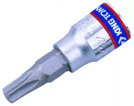 Rátűzőkulcs 1/4" TORX TX 30 L=37mm King Tony