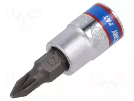 Rátűzőkulcs, 1/4", PZ1, hossz 37mm King Tony Rátűzőkulcs, 1/4", PZ1, hossz 37mm King Tony