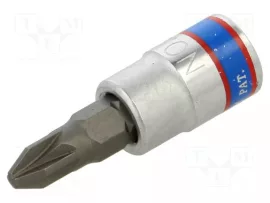 Rátűzőkulcs, 1/4", PZ2, hossz 37mm King Tony Rátűzőkulcs, 1/4", PZ2, hossz 37mm King Tony