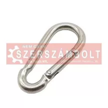Tűzoltó karabiner 10X100mm acél SH10100ZP