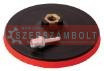 Gumitányér 150mm tépőzáras univerzális M14+Csapos