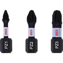   BOSCH Bithegy készlet 3 részes PZ1 / PZ2 / PZ3 x 25 mm Impact Control