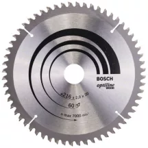   Körfűrészlap 216x30mm fogszám: 60db vágásszélesség: 2mm Bosch