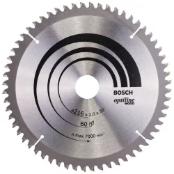 Körfűrészlap 216x30mm fogszám: 60db vágásszélesség: 2mm Bosch