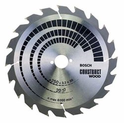 Bosch Construct Wood 250x3,2/2,2x30mm körfűrészlap