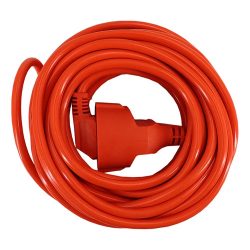 Lengőhosszabbító 30m, 3x1,5mm2, max. 3800W, narancssárga