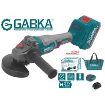   Akkumulátoros sarokcsiszoló 115 mm, 21V, 1x3Ah akku GABKA GA-88125A