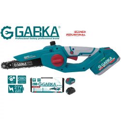 Akkumulátoros láncfűrész 21V, 1x2Ah akku GABKA GA-88133A 