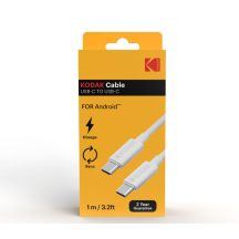   Kodak Töltő-és Adatkábel Android Eszközökhöz USB-C - USB-C 1m 5V/2A