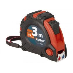 Mérőszalag, gumírozott, mágneses 3 stoppos; 3m×19mm Extol Premium Mérőszalag, gumírozott, mágneses 3 stoppos; 3m×19mm Extol Premium