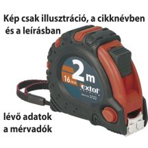   Mérőszalag, gumírozott, mágneses 3 stoppos; 5m×19mm Extol Premium