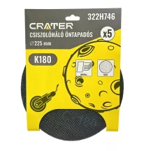 Csiszolóháló öntapados Q225mm K180 5 db-os Crater