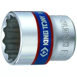 Dugókulcs 3/8" 12szög 6mm L=27mm King Tony